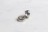 PAYTON Silver Plated Plain Mini Hoop Ear Huggers with Cubic Zirconia